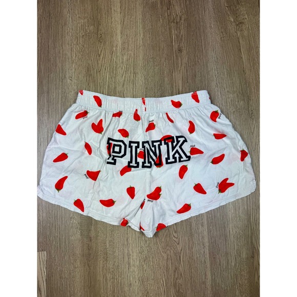 PINK Victoria's Secret Other - PINK Victoria's Secret Chili Pepper Print Lounge Sleep Shorts Women's XS Boxers